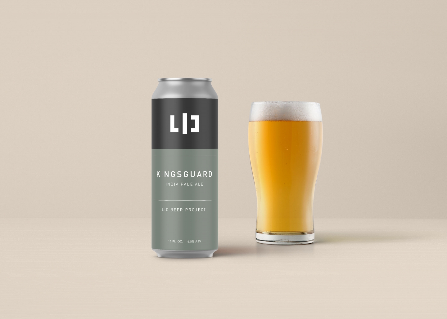 LIC Beer Project can label design by Ryan Paonessa