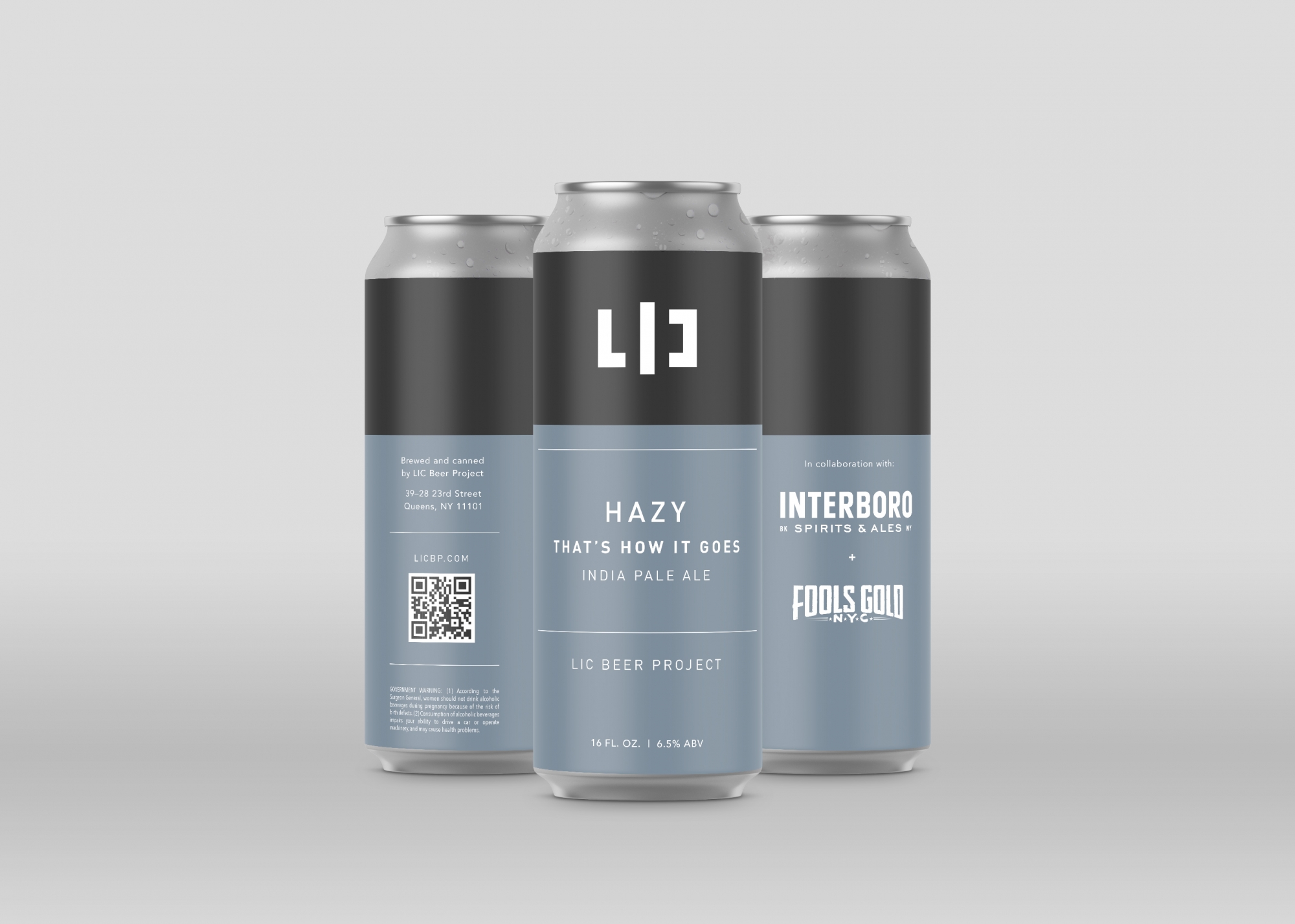 LIC Beer Project can label design by Ryan Paonessa