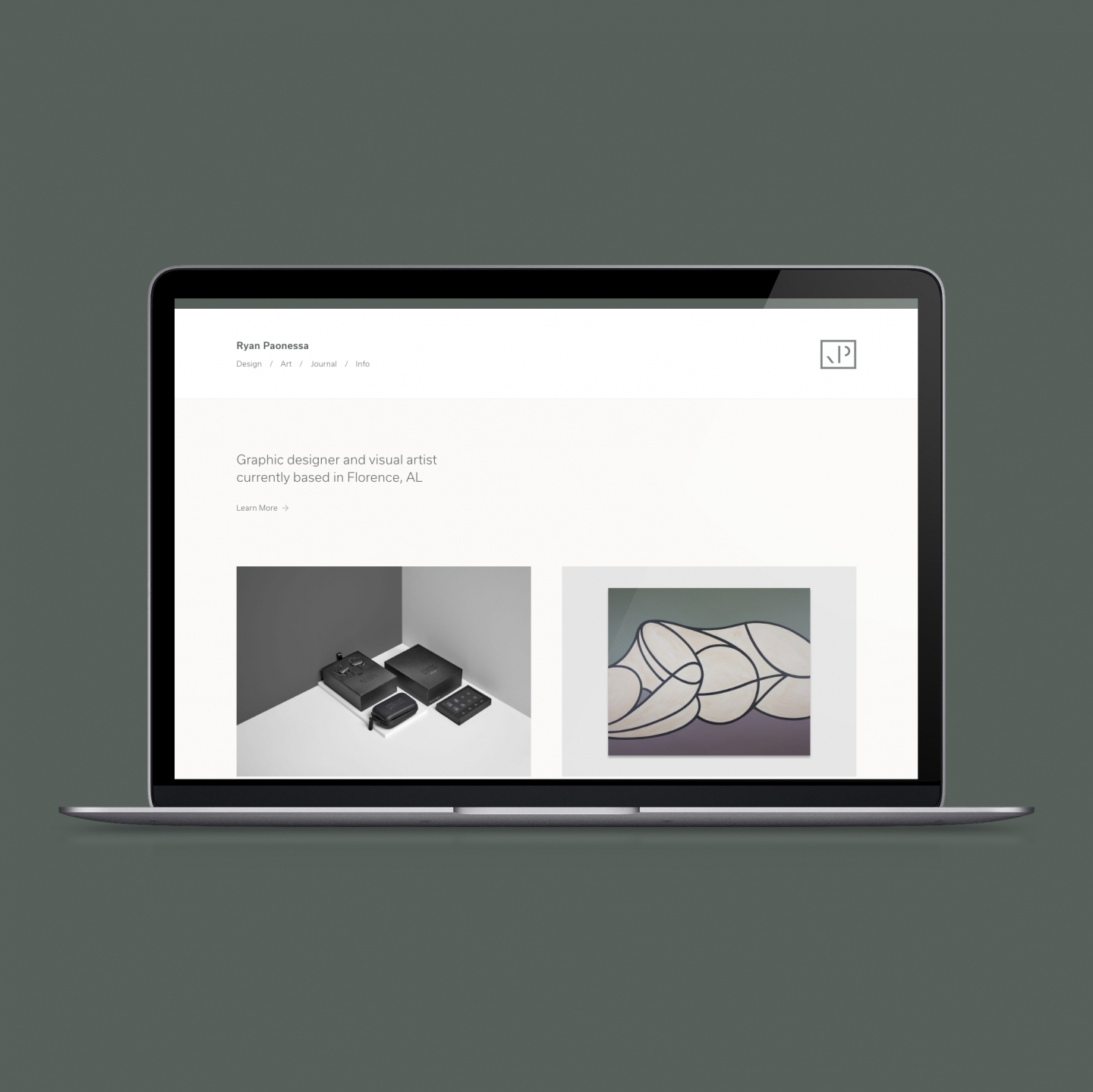 Ryan Paonessa Design Visual Brand Identity – Website Design